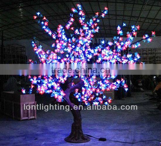 1.7m Street decorative led light up flower trees