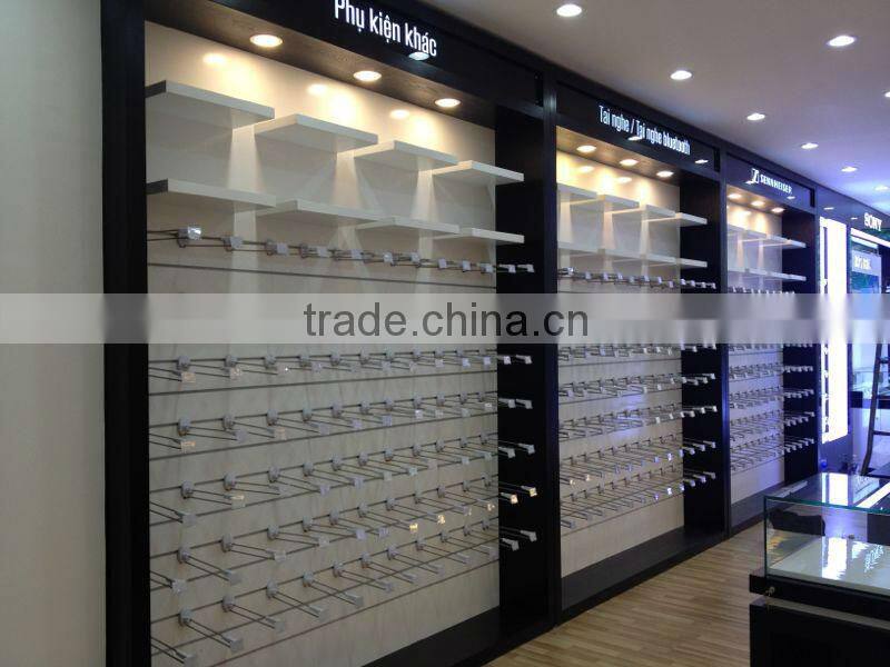 security lock slatwall hooks for shop supermarket retail security display solution