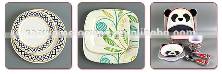 Eco-friendly durable Melamine tableware ceramic dinnerware set