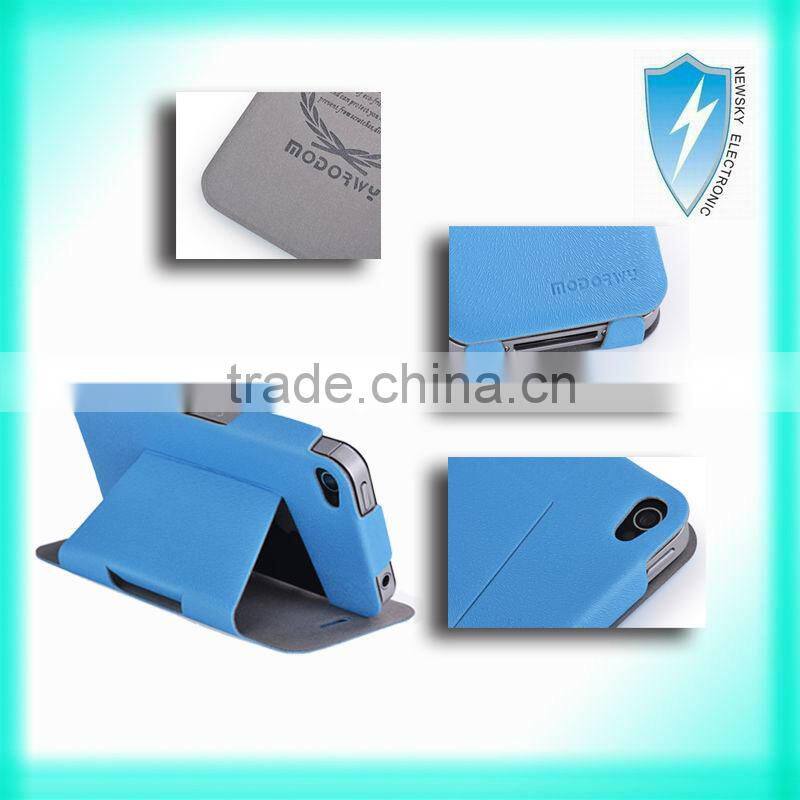 self-developed and producted leather case for iphone 4G,5G/5S, 5C