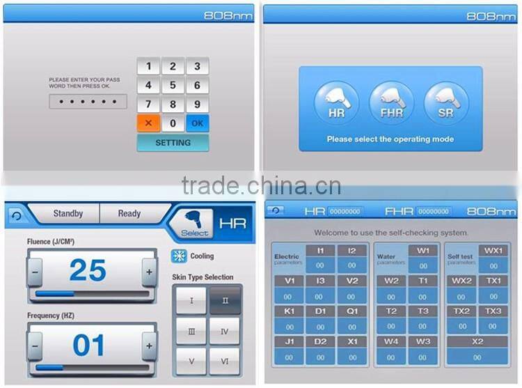 2016 new vertical 808nm diode laser hair removal/808nm laser fast hair removal
