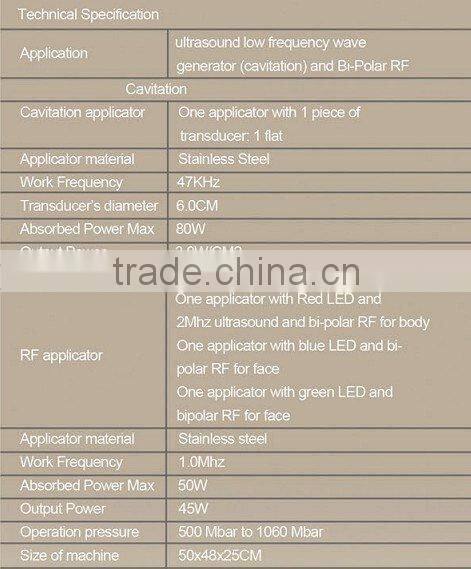 Skin Facial Care Bipolar RF LED skin lifting