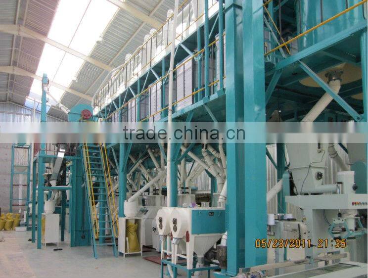 middle processing rate 2013 new equipment list of 4 t/h wheat flour milling machine for Ethiopia market