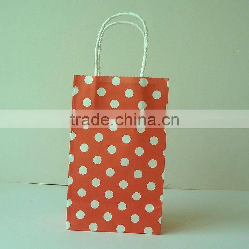 stand up wedding or party small kraft gift packaging bag wholesale