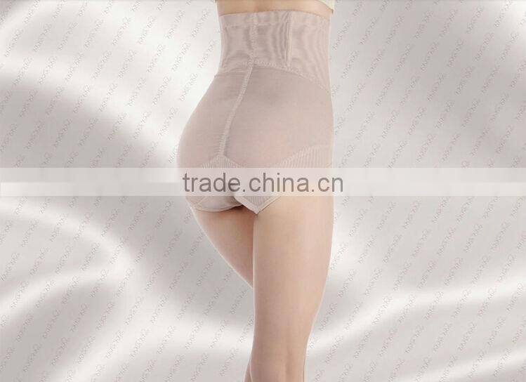 2014 New Design Women High Waist Tummy Control Body Shaper Briefs Slimming Pants Knickers Trimmer Tuck BLACK XXXL