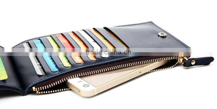 Wholesale 2014 Latest Trendy Multifunction Mobile Phone Credit Card Wallet Purse Men