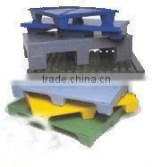 rotomolded plastic pallet, spill pallet, made of PE