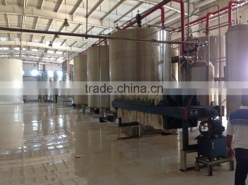 High fructose corn syrup manufacturing plant