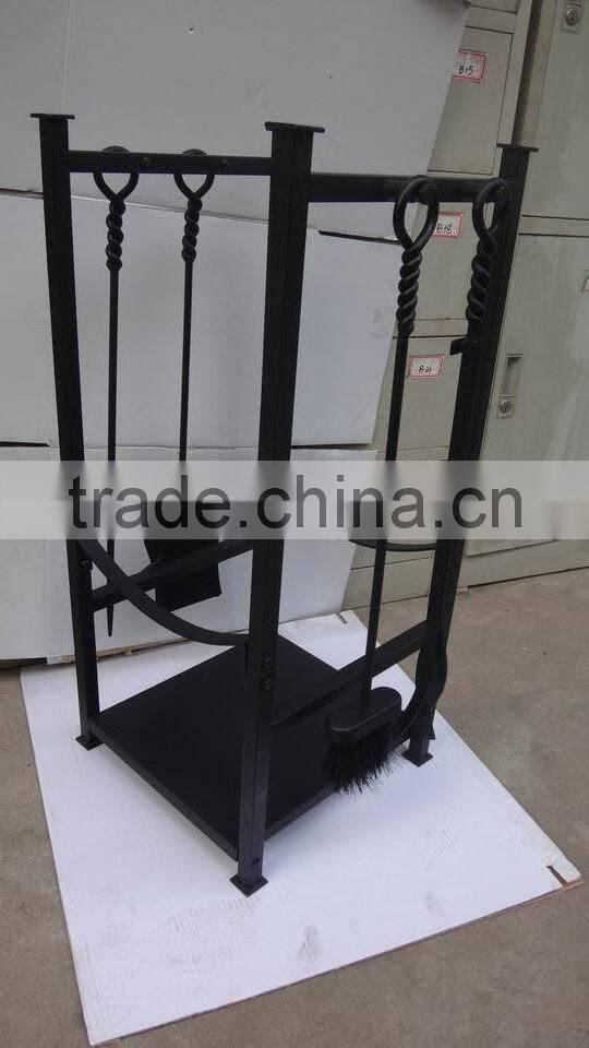 Wood fireplace tools