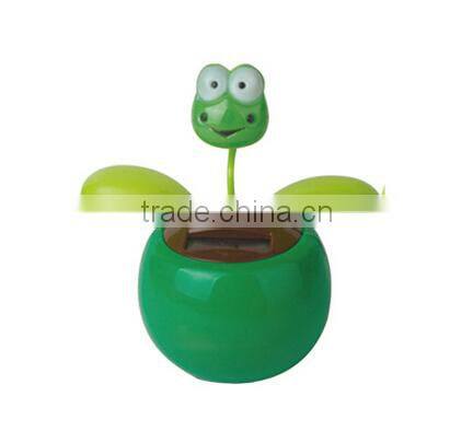 Plastic colorful flip flap solar flower