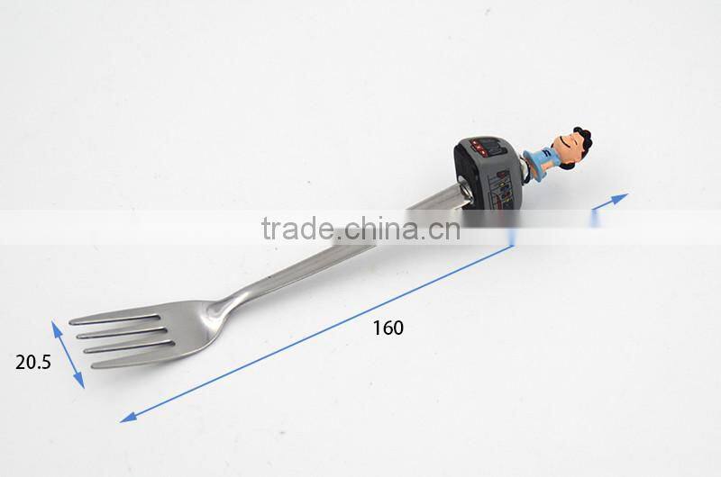 best selling new style spoon&fork cutlery set with polyresin handle