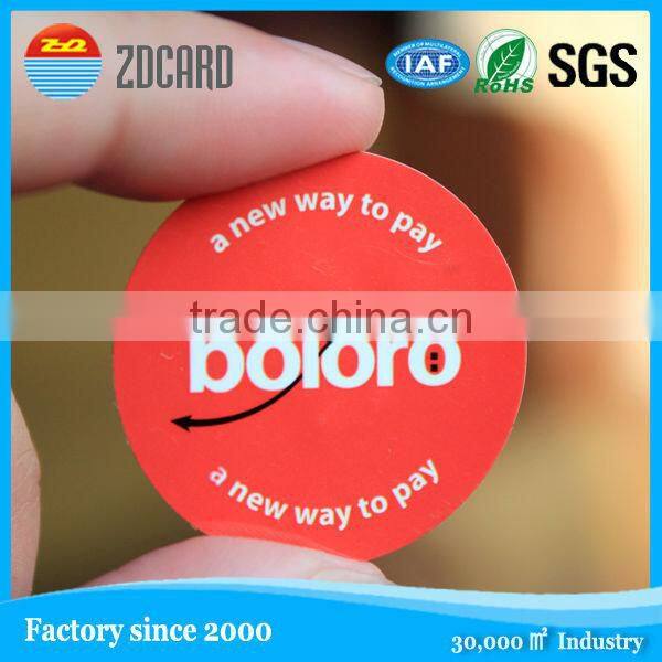 iso14443a diameter 26mm nfc sticker