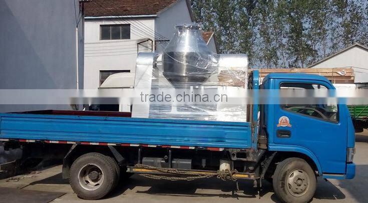 Flour mixing machine/biconical mixing machine with jacket to mix and dry the powder