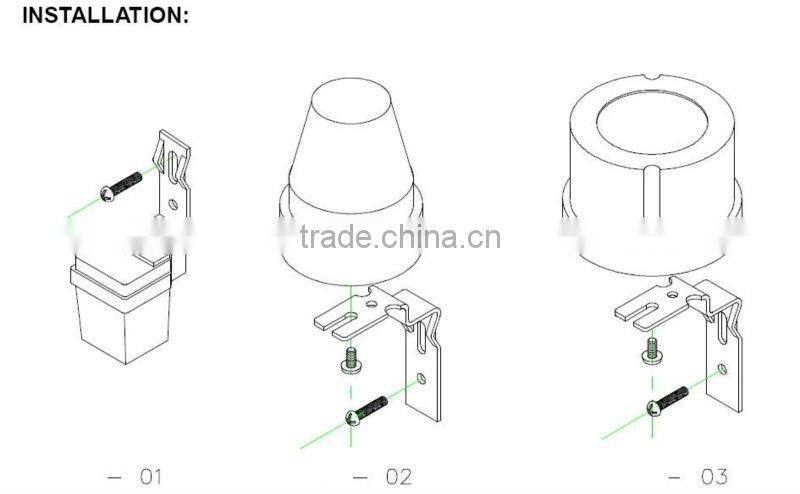 long distance wireless electronic light control sensor