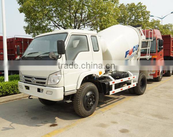 3m3, 4m3 mini concrete truck mixer, concrete mixer truck