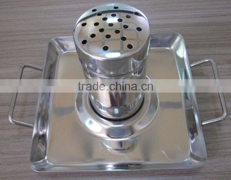 classic design stainless steel beer can chicken roaster