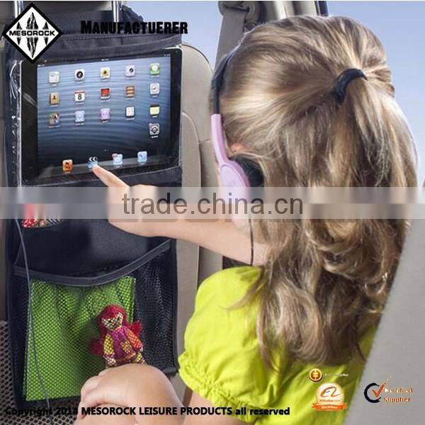 Car Organizer with Touch Screen Pocket iPad and Tablet Holder Car Seat Organizer