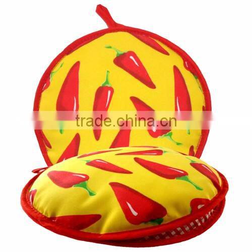 Hot sale Insulated Microwaveable Fabric Tortilla Holder/Keeper Warmer