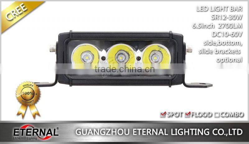 30W led work light bar heavy duty excavator earth moving crane equipment mining trucks trailer spot flood work light