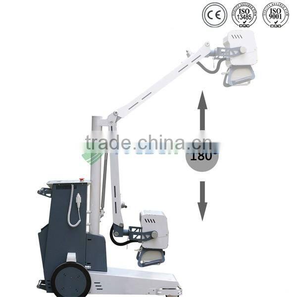 sturdy durable and flexible 3.5kw high frequency radiography mobile xray unit