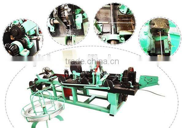 single barbed wire machine