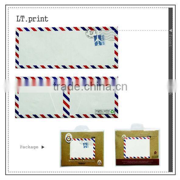 1070D Tyvek Wallet creative purse waterproof Paper Wallet printed wallet