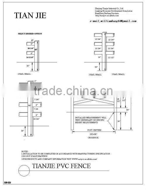 cross buck pvc horse fence