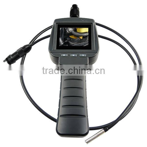 5.5mm Camera Industrial 2.4" HD Endoscope Snake Scope Waterproof 1M Cable Inspection Borescope 4 LED Engine Pipe Cam Tool