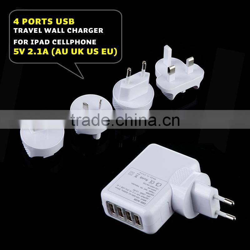 usb wall charger usb travel charger portable usb charger/universal travel adapter with usb charger 5V1A For SONY Apple Ipod Touc