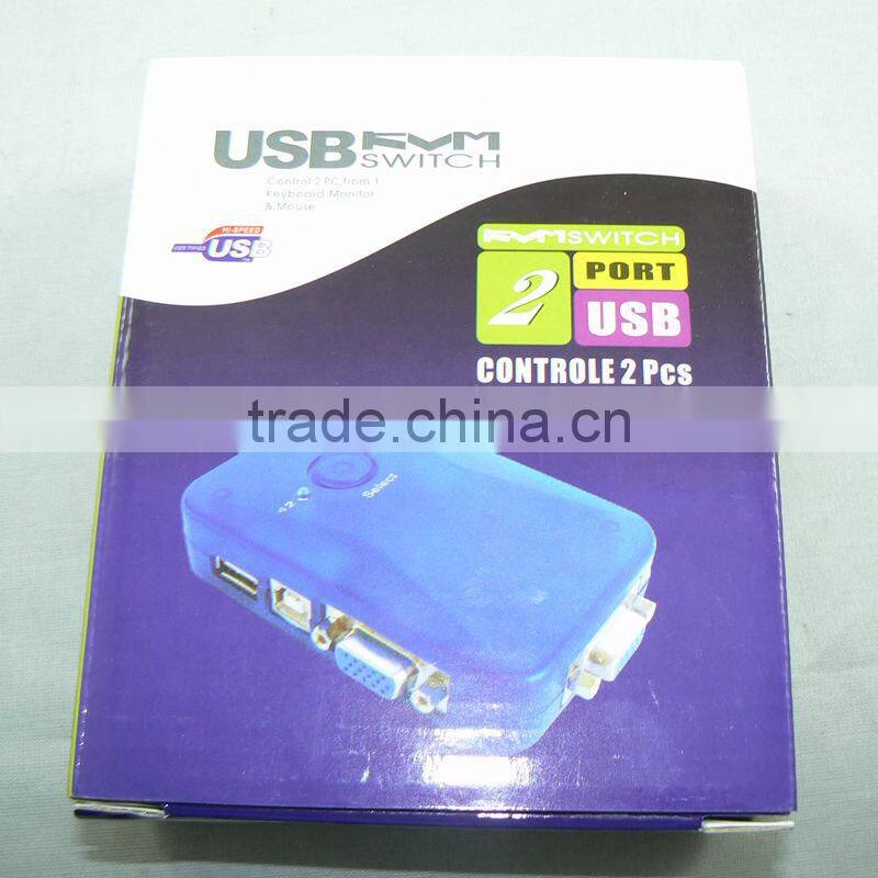 2PORT USB KVM SWITCH AUTO(Plastic)