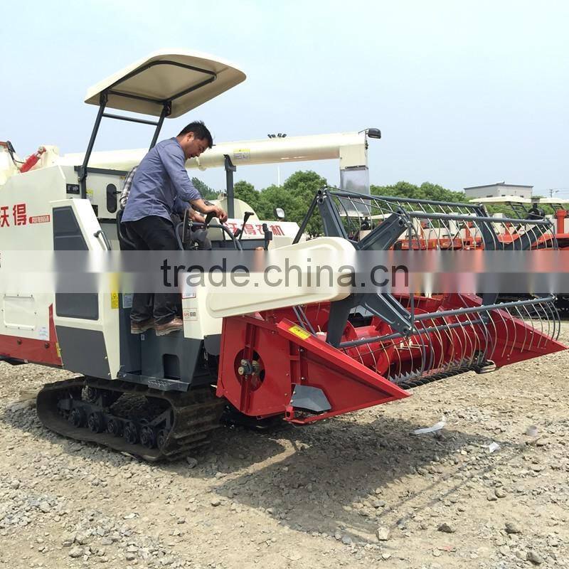 China light paddy 5.0E mini rice wheat combine harvester price with CE