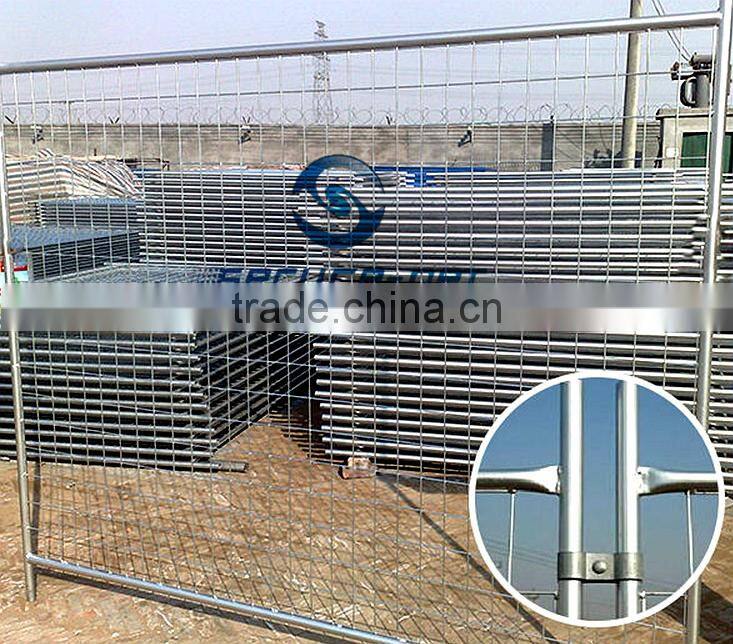 Seamless welded temporary construction welded wire mesh/outdoor retractable fence