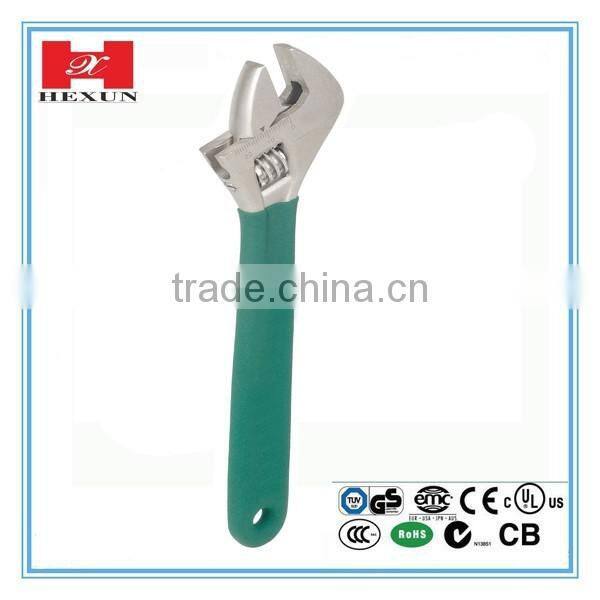 2016 New arrival small adjustable wrench with 5 sizes 6", 8", 10", 12", 15"