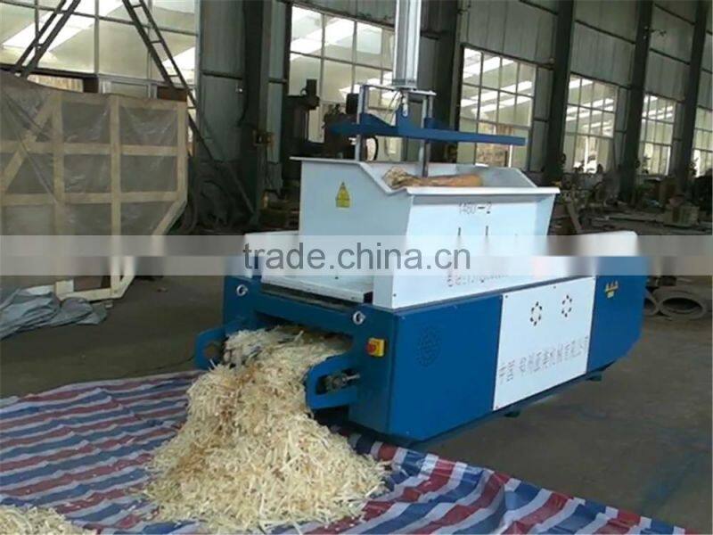 wood shaving machine with 2 cutter shaft