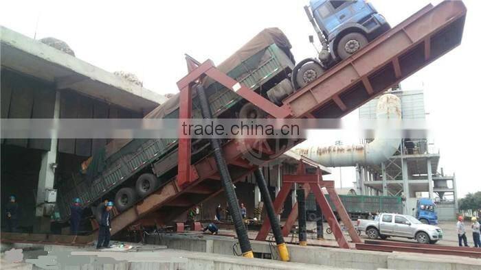 Hydraulic turnover plate