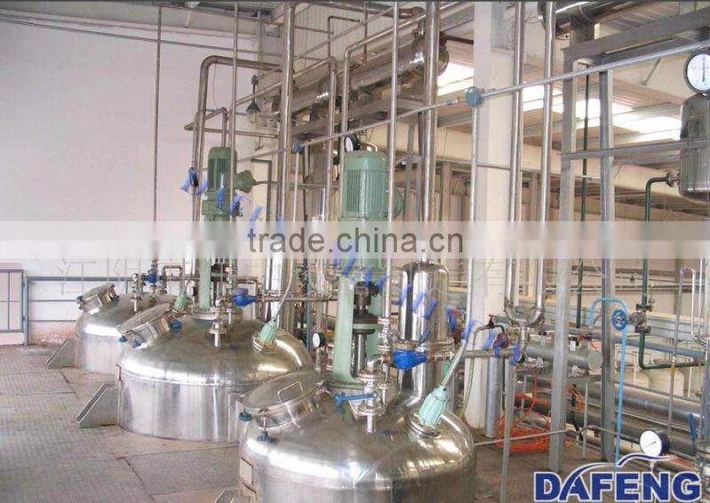 stainless steel reaction kettle with anchor agitator