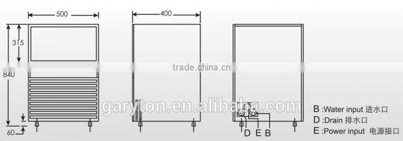GRT - LB55S NEW Ice Maker , Cube Ice Maker