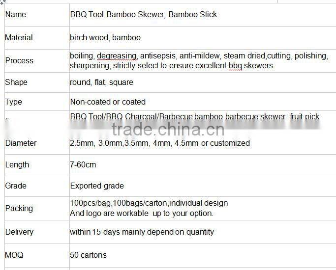 BBQ Grill Machine Used Bamboo Skewers