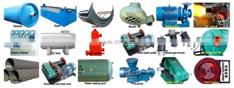 Low price waste tire recycling machine with free installation