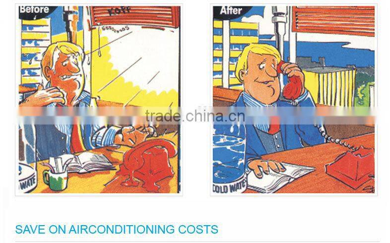 heat insulation anti uv structural glass decoration film