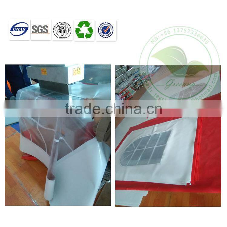 frame welded pvc tarpaulin camping tent for sale