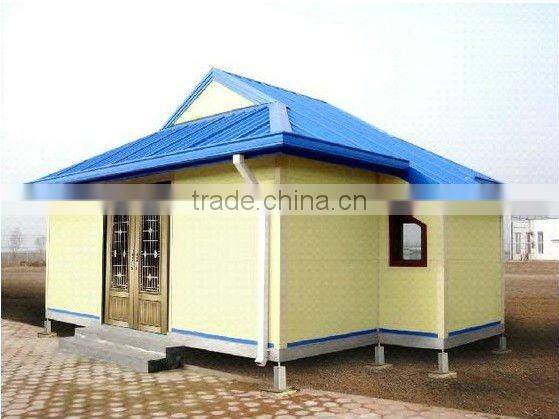 luxury prefab beach vacation steel structure villa/mobile house