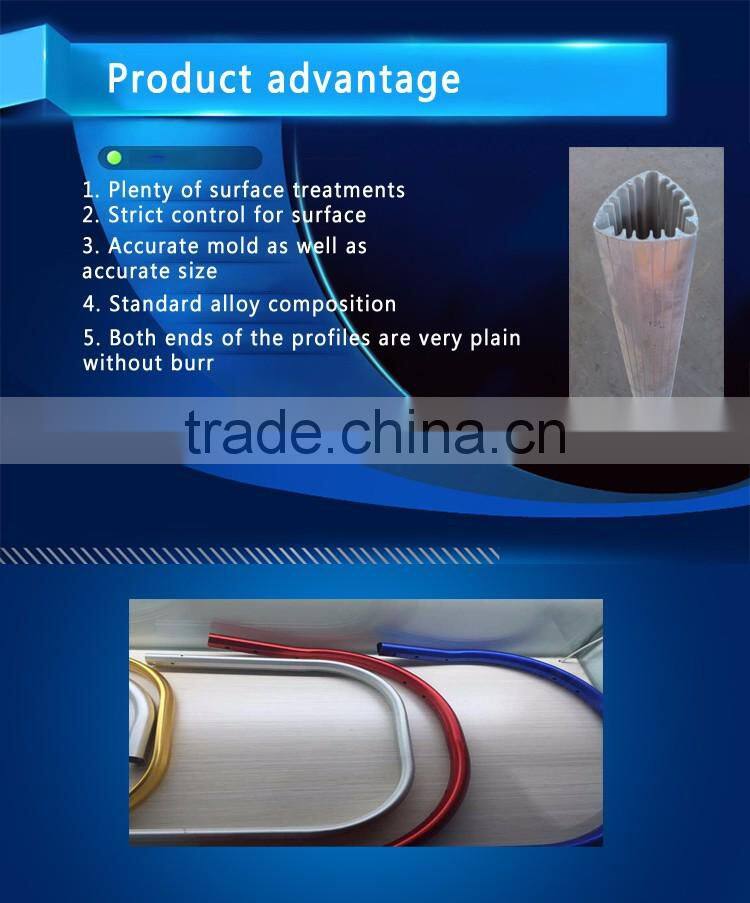 Customized high quality Abnormal Aluminum Hollow Tube Profile