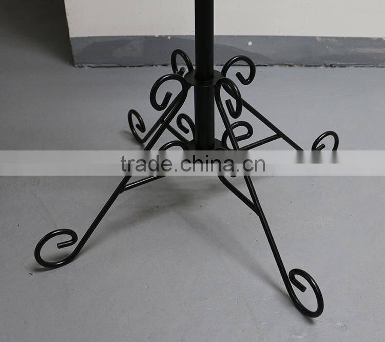 Floor standing multi-level removable hat display stand
