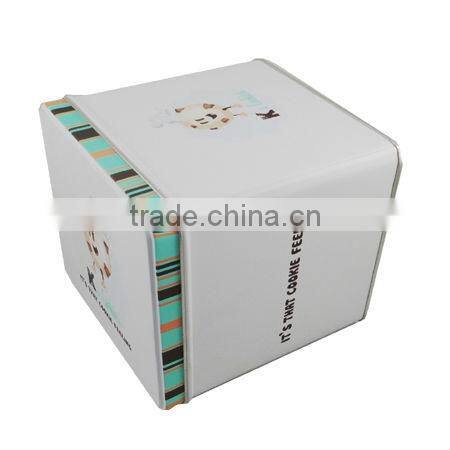 wholesale square coffee tin box