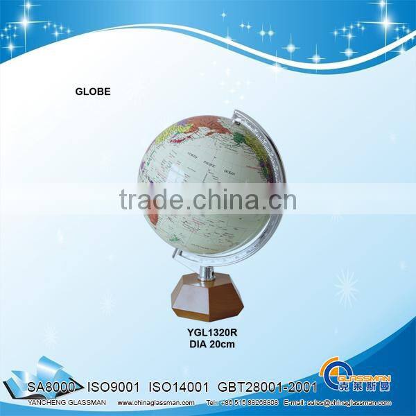 Plastic World Nation Series Revolving Topographic Globe DIA10.6