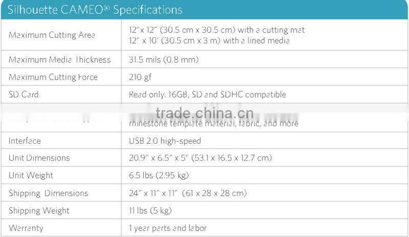 Silhouette Portrait Vinyl Cutting Plotter