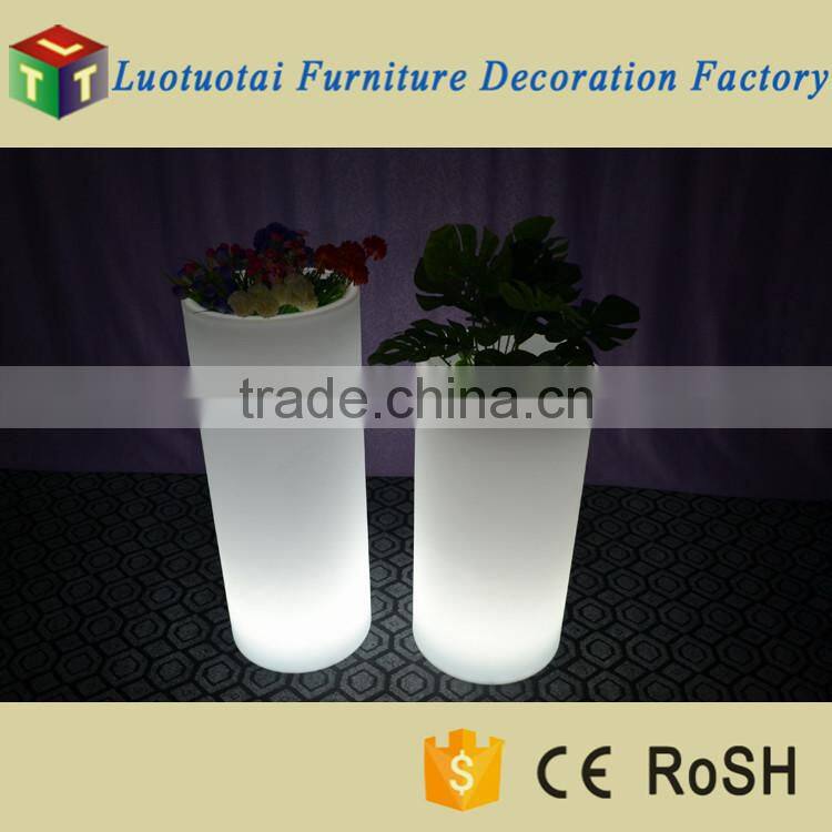 Dia38*H96cm RGB color changing waterproof IP65 LED light flower pot/LED ice bucket