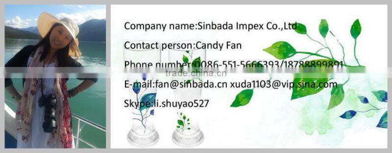 New crystal colored industries glassware