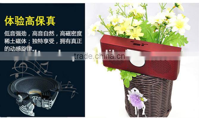 Mini Hot-selling Super Thin Bluetooth Speaker My Vision M8 Wireless Speaker Support U Disk